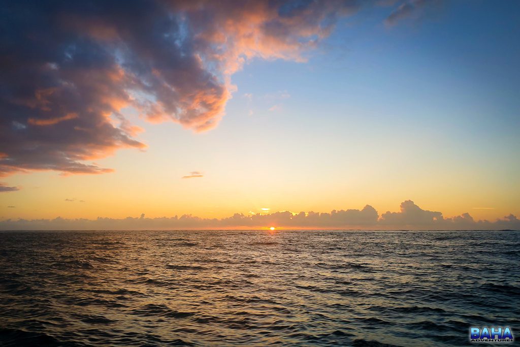 Sunrise off the coast of Brisbane