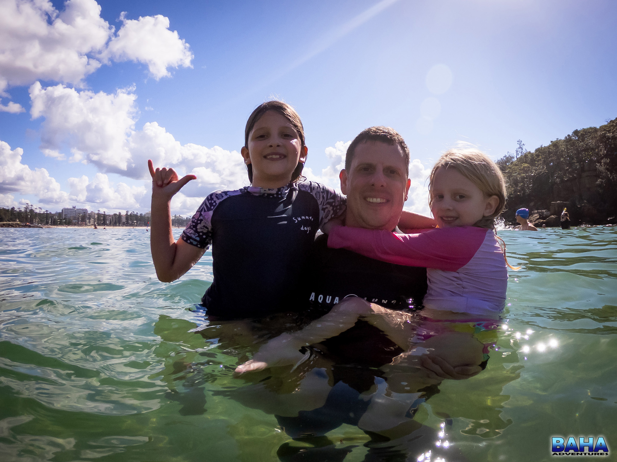 Fun with my girls at Shelly Beach