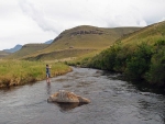 Warren Prior With A Brown Trout On
