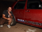 Nick With His Baha Branding