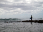 Nick Fly Fishing The Rocks
