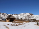 Fishing Hut Under Snow