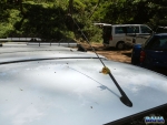Fishing rod aerial