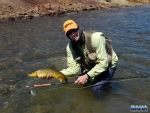 Warren with a yellow