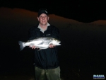 Warren with a nice 2.9kg rainbow from Trelevans