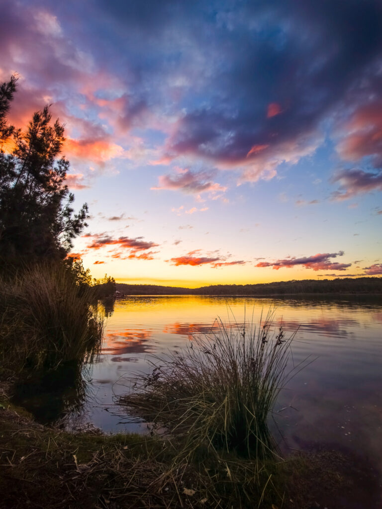 Sunset over Myrtle Gully