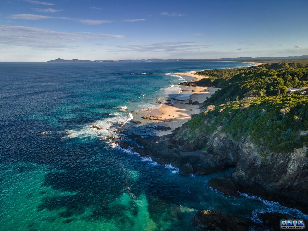 Looking south from Forster, NSW