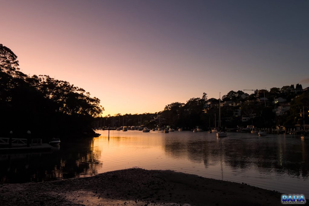 Sunrise at Tunk Park boat ramp