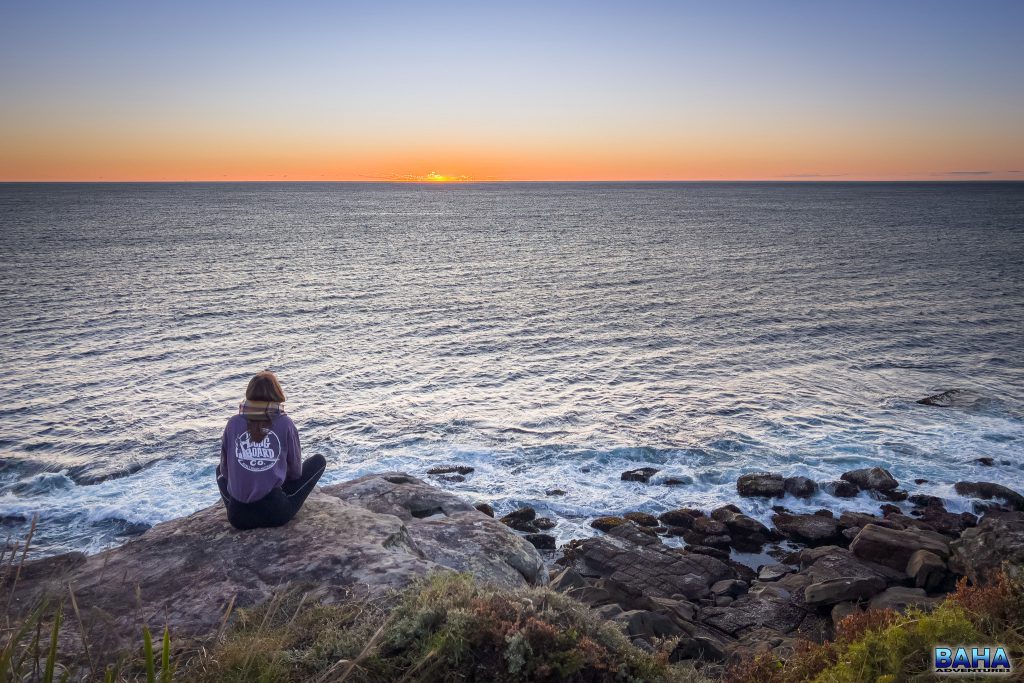 A glorious sunrise from the Shelly Headland